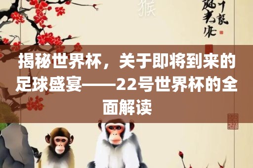 揭秘世界杯，关于即将到来的足球盛宴——22号世界杯的全面解读